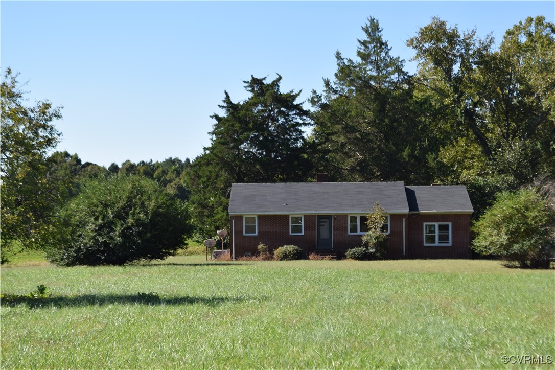 1102 Aberdour Road Jarratt, VA 23867 - Photo 1 of 10 View of front of home featuring a front lawn