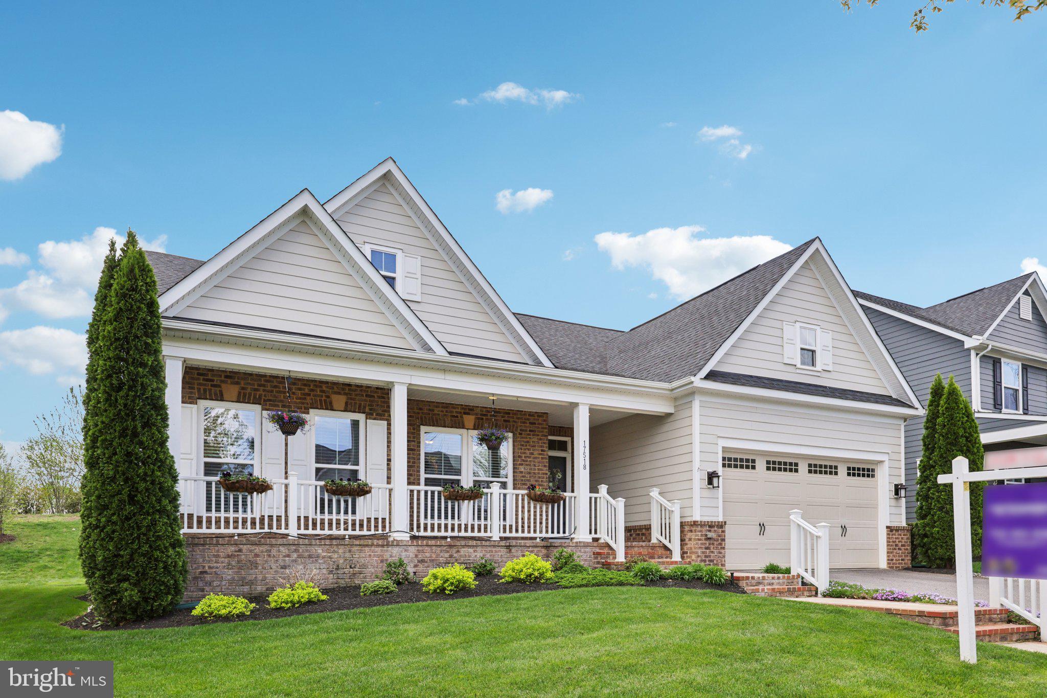 17518 Spring Cress Drive Dumfries, VA 22026 - Photo 2 of 89 front view of a house with a yard