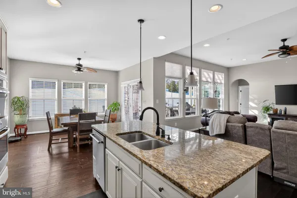 a front view of a building with a glass door