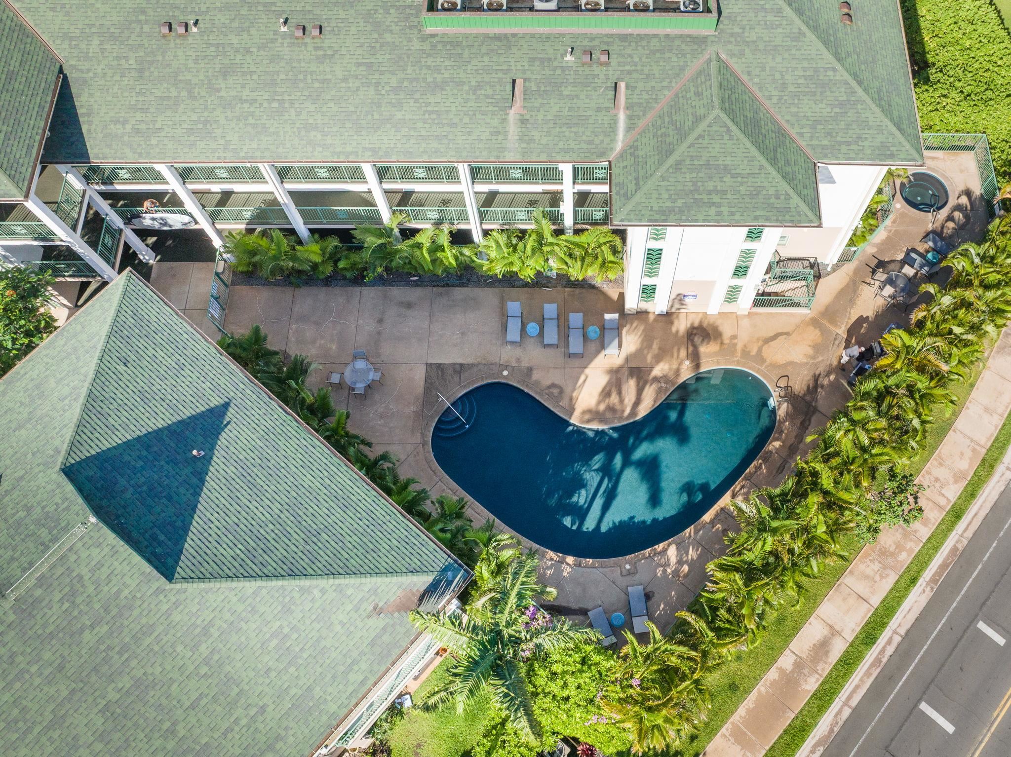 44 Kanani Road, Unit 2202 Kihei, HI 96753 - Photo 30 of 42 a view of swimming pool in a backyard