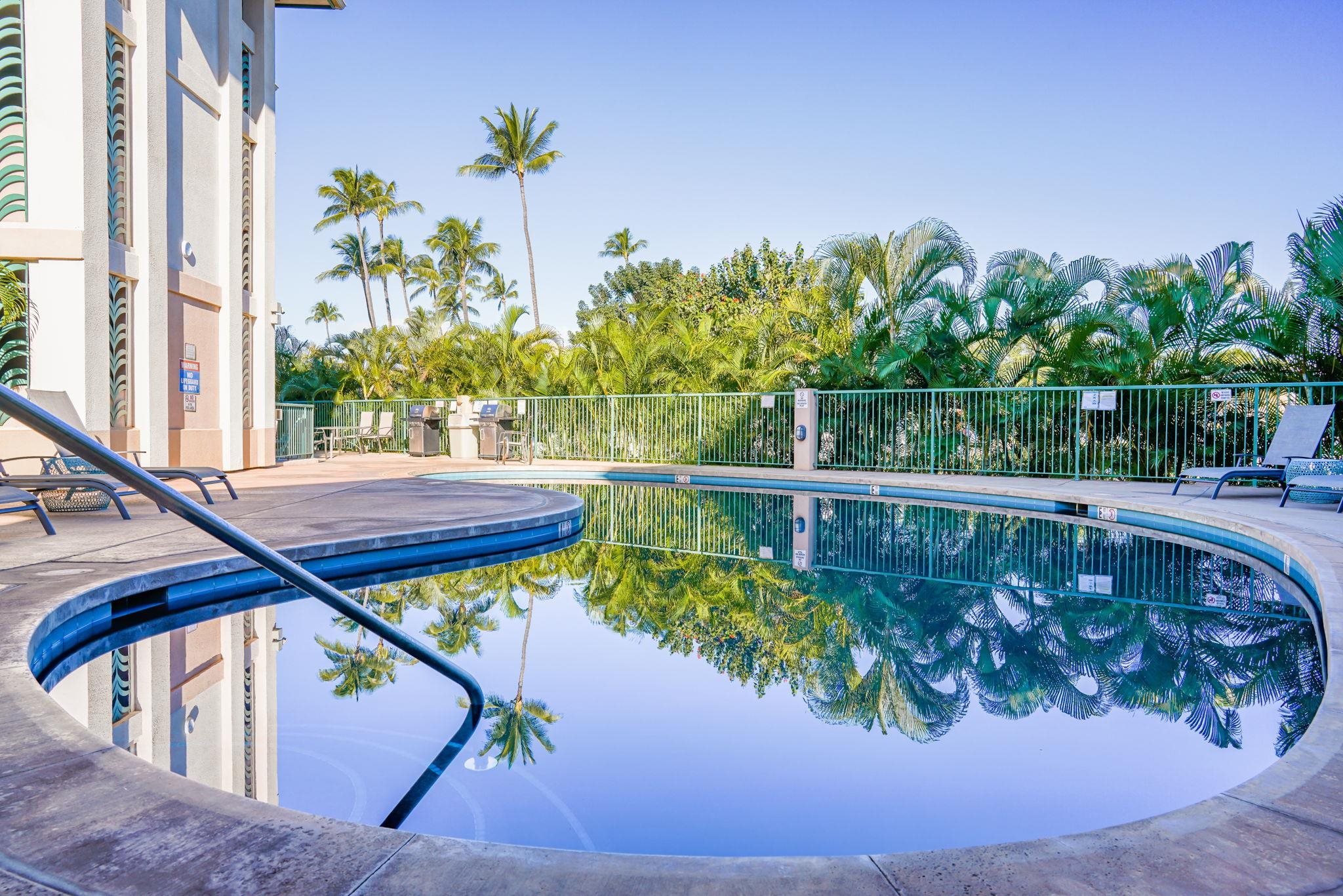 44 Kanani Road, Unit 2202 Kihei, HI 96753 - Photo 34 of 42 a view of a balcony with wooden floor