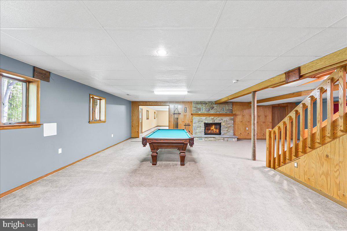 322 Buttonwood Road Landenberg, PA 19350 - Photo 37 of 60 Spacious basement with cozy fireplace.