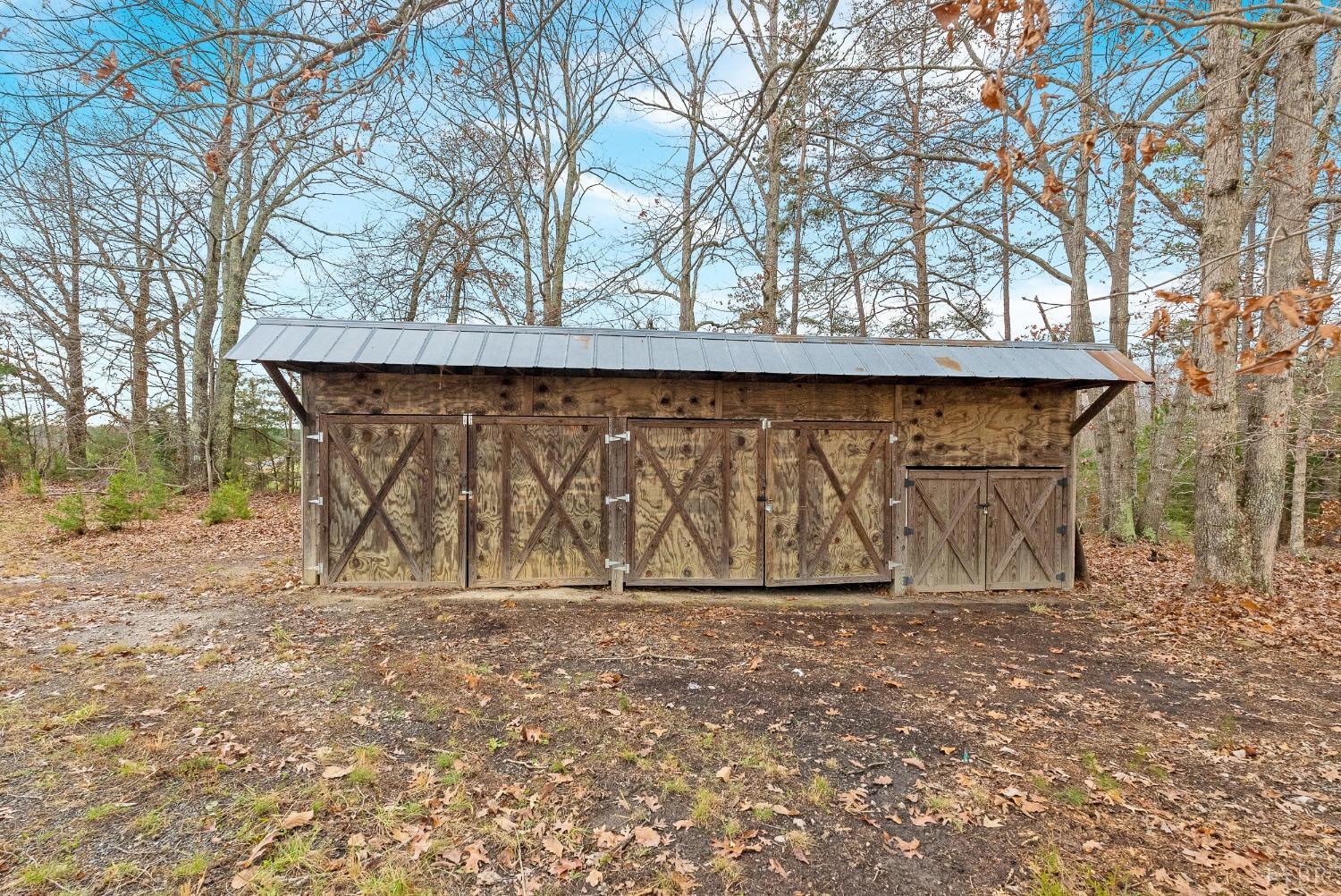 9108 Wheelers Spring Road Appomattox, VA 24522 - Photo 31 of 50 a view of outdoor space with deck and tree