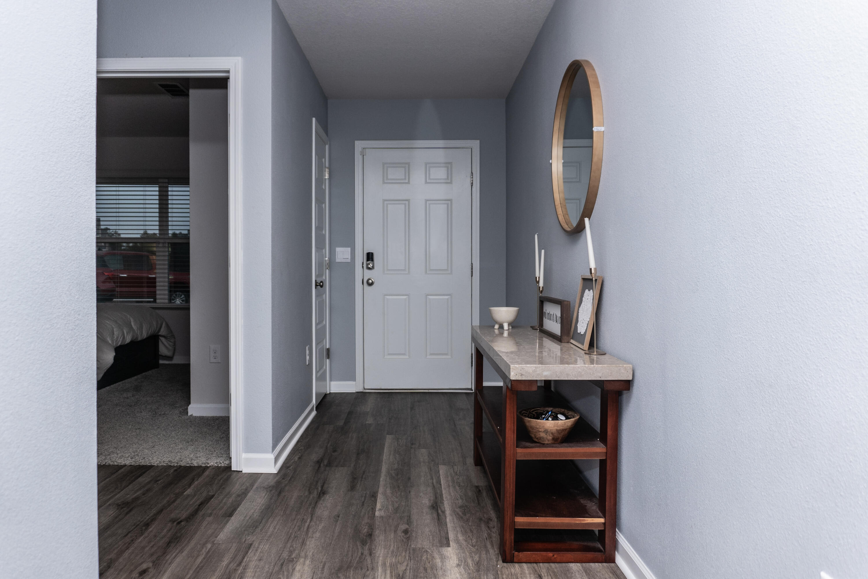 3431 Phoenix Court Crestview, FL 32539 - Photo 4 of 29 a view of bathroom with a sink and a mirror