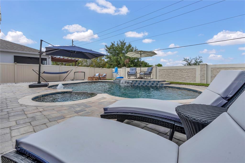 2899 Parkfield Road St. Cloud, FL 34772 - Photo 32 of 52 a kitchen with sink and view of living room