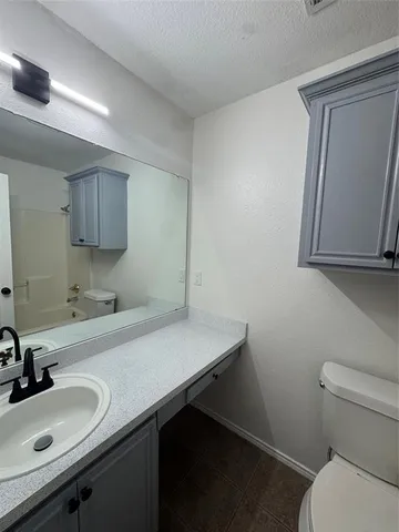 a bathroom with a sink and a toilet
