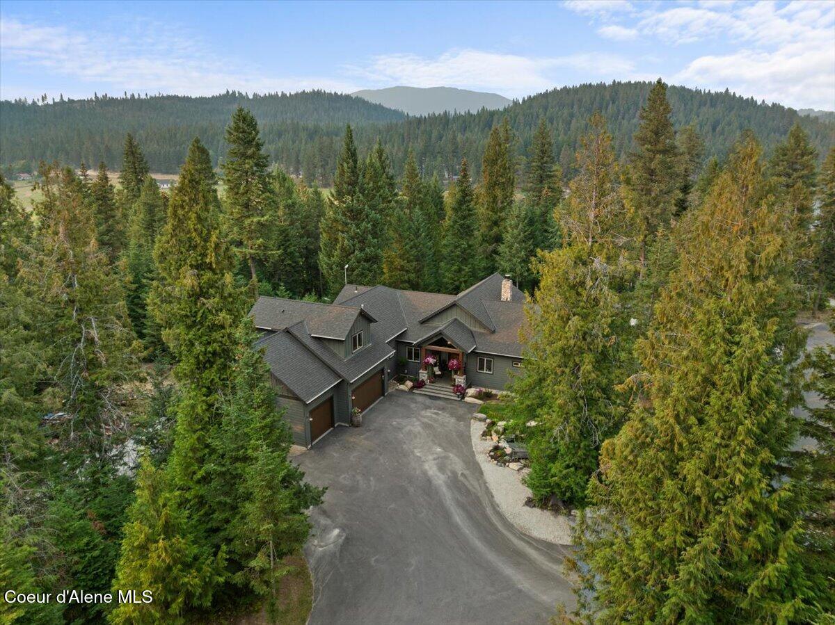 529 South Beaver Lake Road Athol, ID 83801 - Photo 8 of 85 Aerial front of home