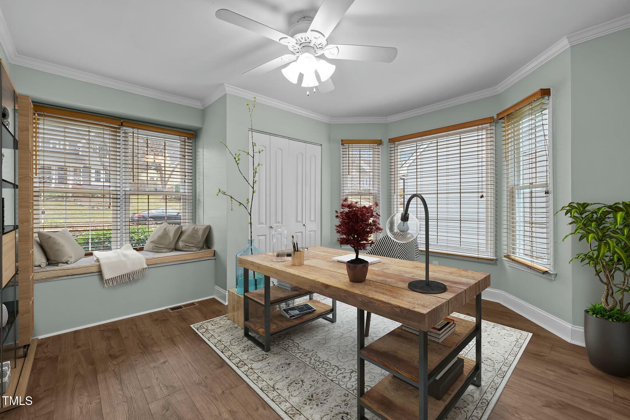 8304 Bellingham Circle Raleigh, NC 27615 - Photo 22 of 47 Virtually Staged Main Floor Flex Space