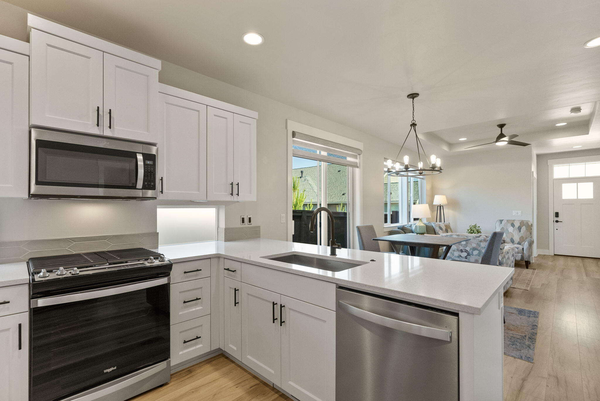 3859 Northeast Oakside Loop Bend, OR 97701 - Photo 15 of 51 Kitchen to Living Area