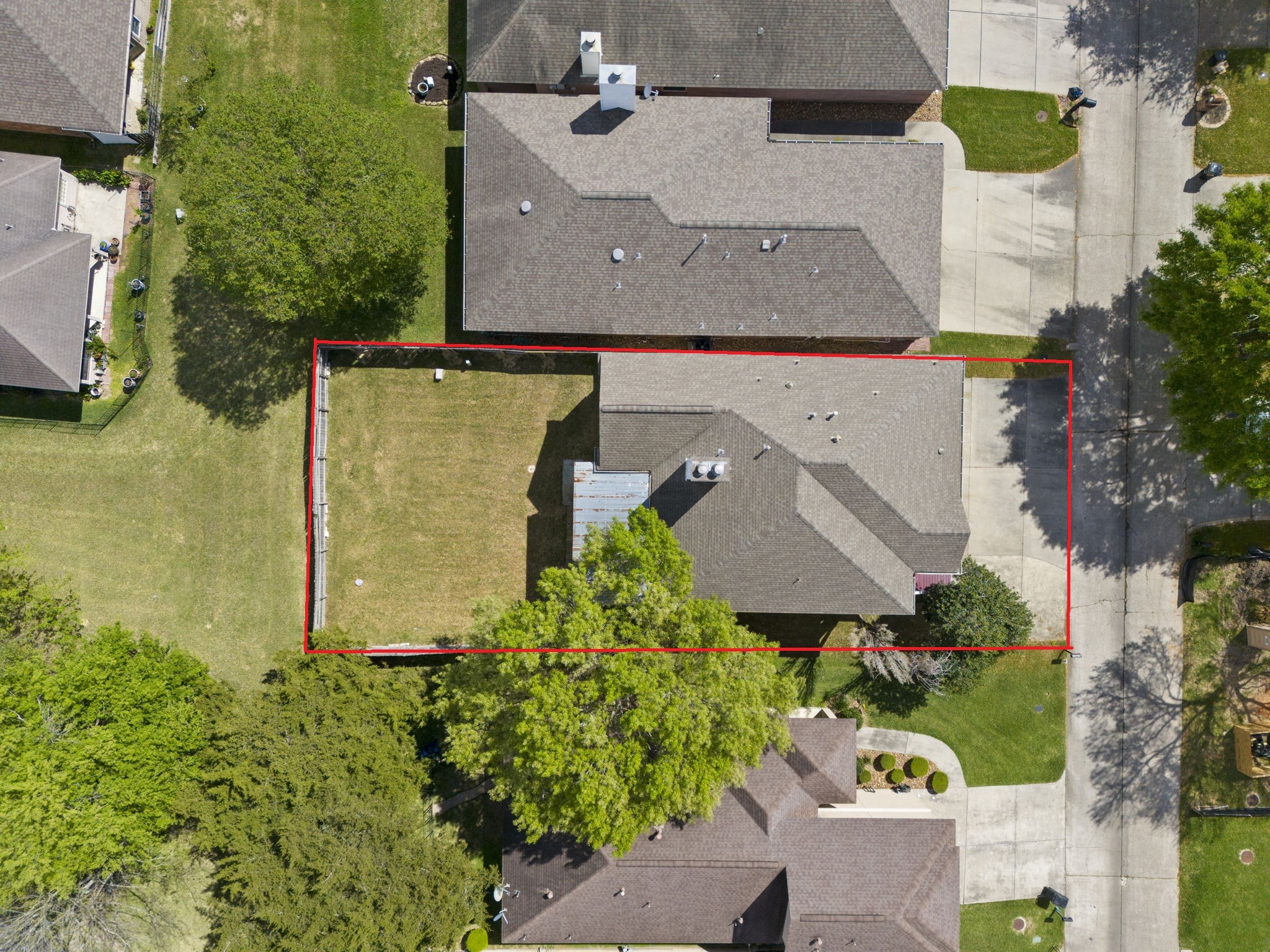 169 April Cove Montgomery, TX 77356 - Photo 2 of 39 This aerial view showcases the 6,229 sqft Lot with spacious backyard.
