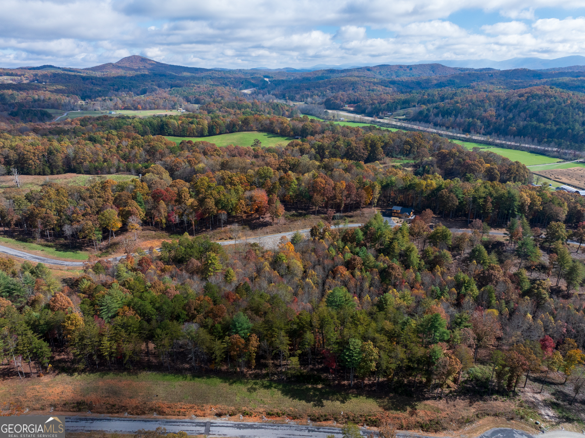 0 Ridge Road Morganton, GA 30560 - Photo 34 of 47 a view of a city with mountains in the background