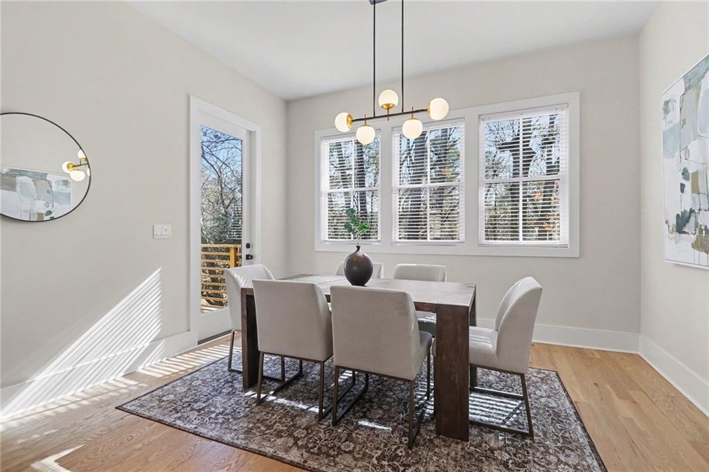 2149 Druid Flds Lane Decatur, GA 30033 - Photo 9 of 25 a view of a dining room with furniture window and wooden floor