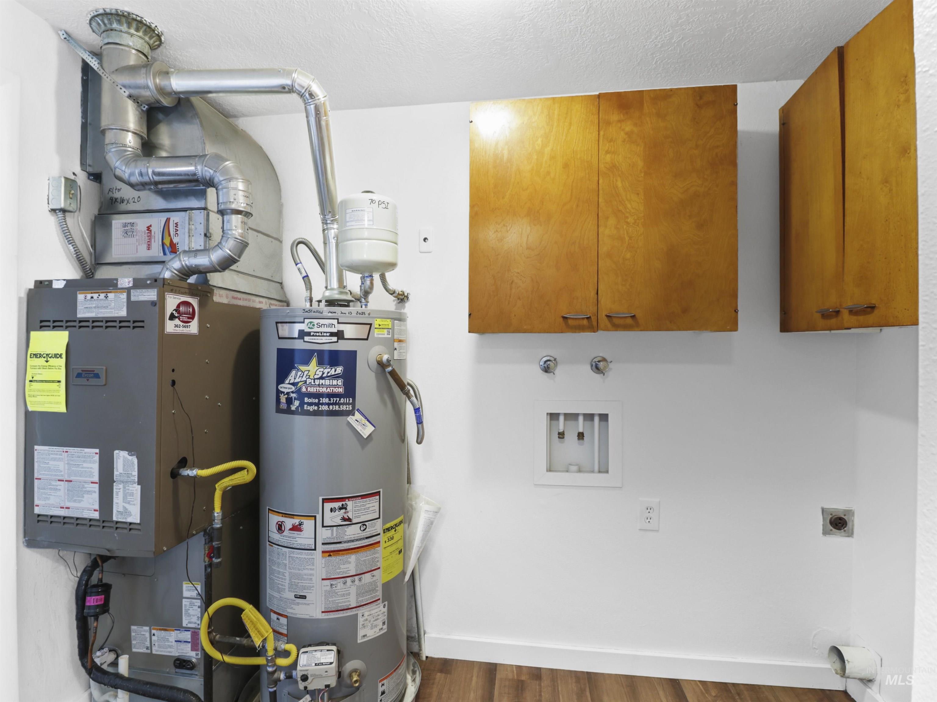 6739 West Grunder Street Boise, ID 83709 - Photo 20 of 24 Utilities featuring water heater and heating unit