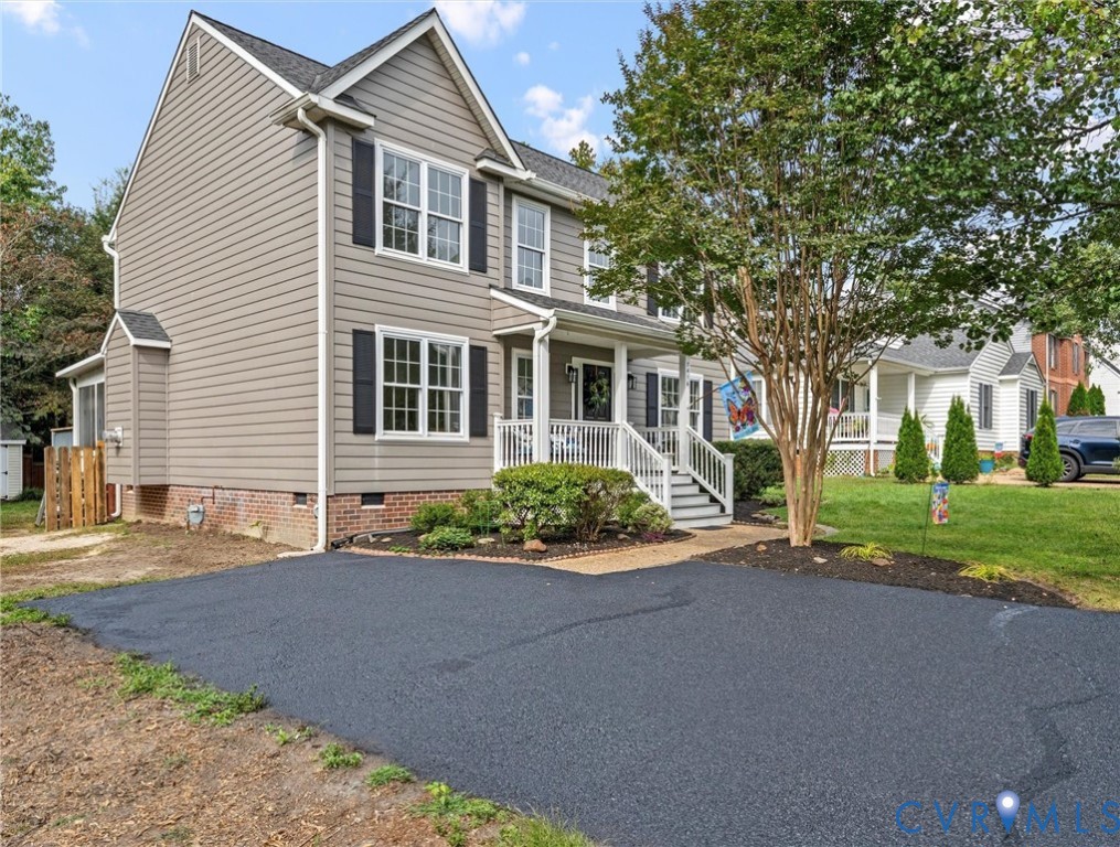 7416 Willow Ridge Terrace Glen Allen, VA 23060 - Photo 4 of 48 front view of house with a yard