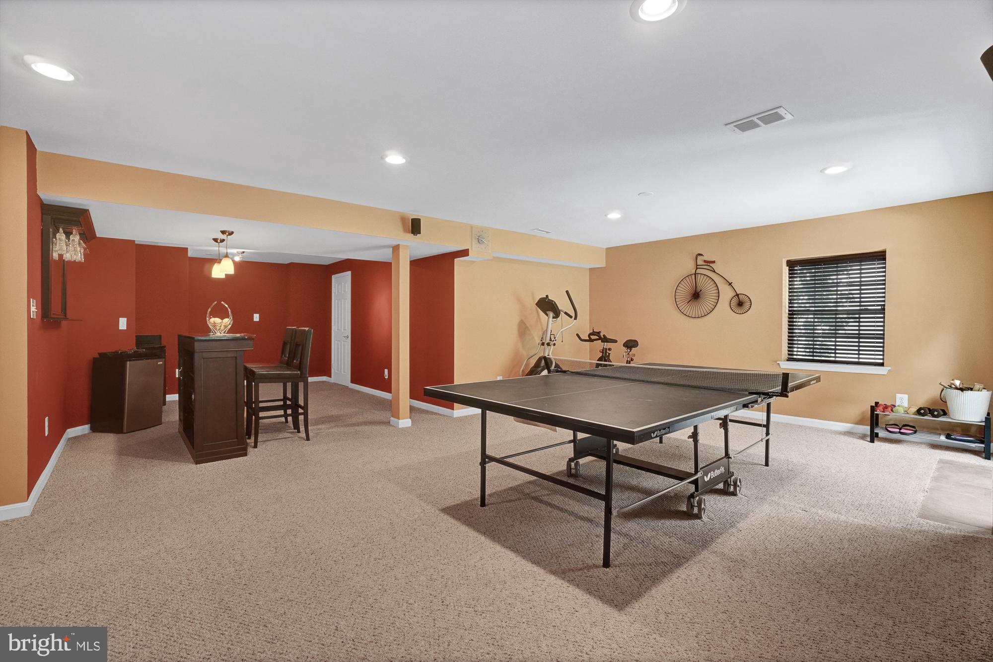 8059 High Castle Road Ellicott City, MD 21043 - Photo 34 of 45 Huge Rec room in walkout lvl basement.