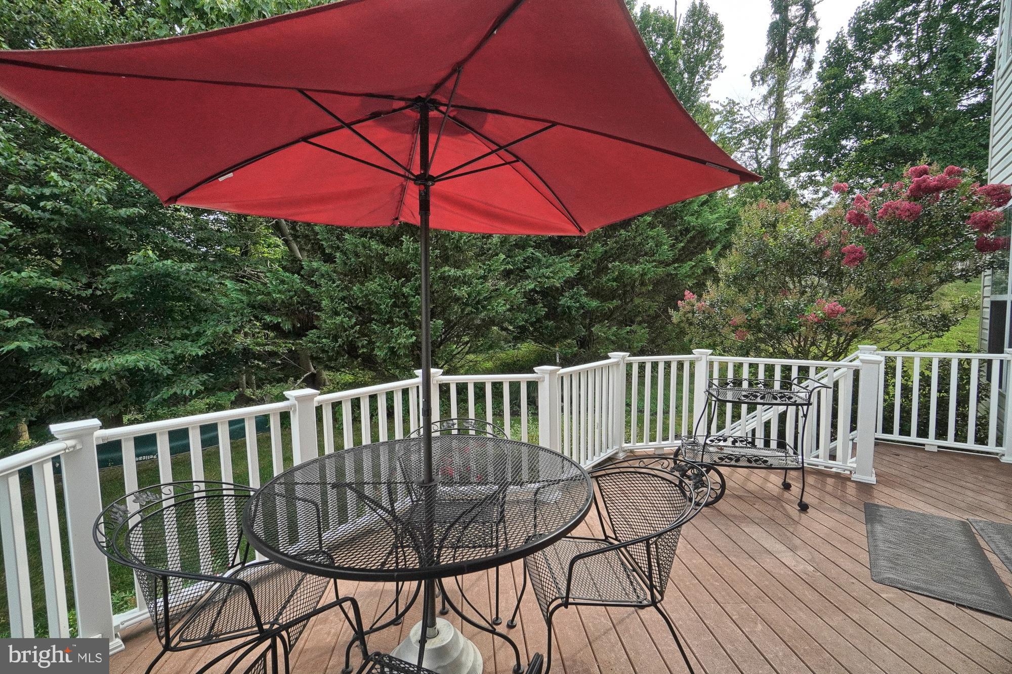 8059 High Castle Road Ellicott City, MD 21043 - Photo 40 of 45 Deck overlooking woods
