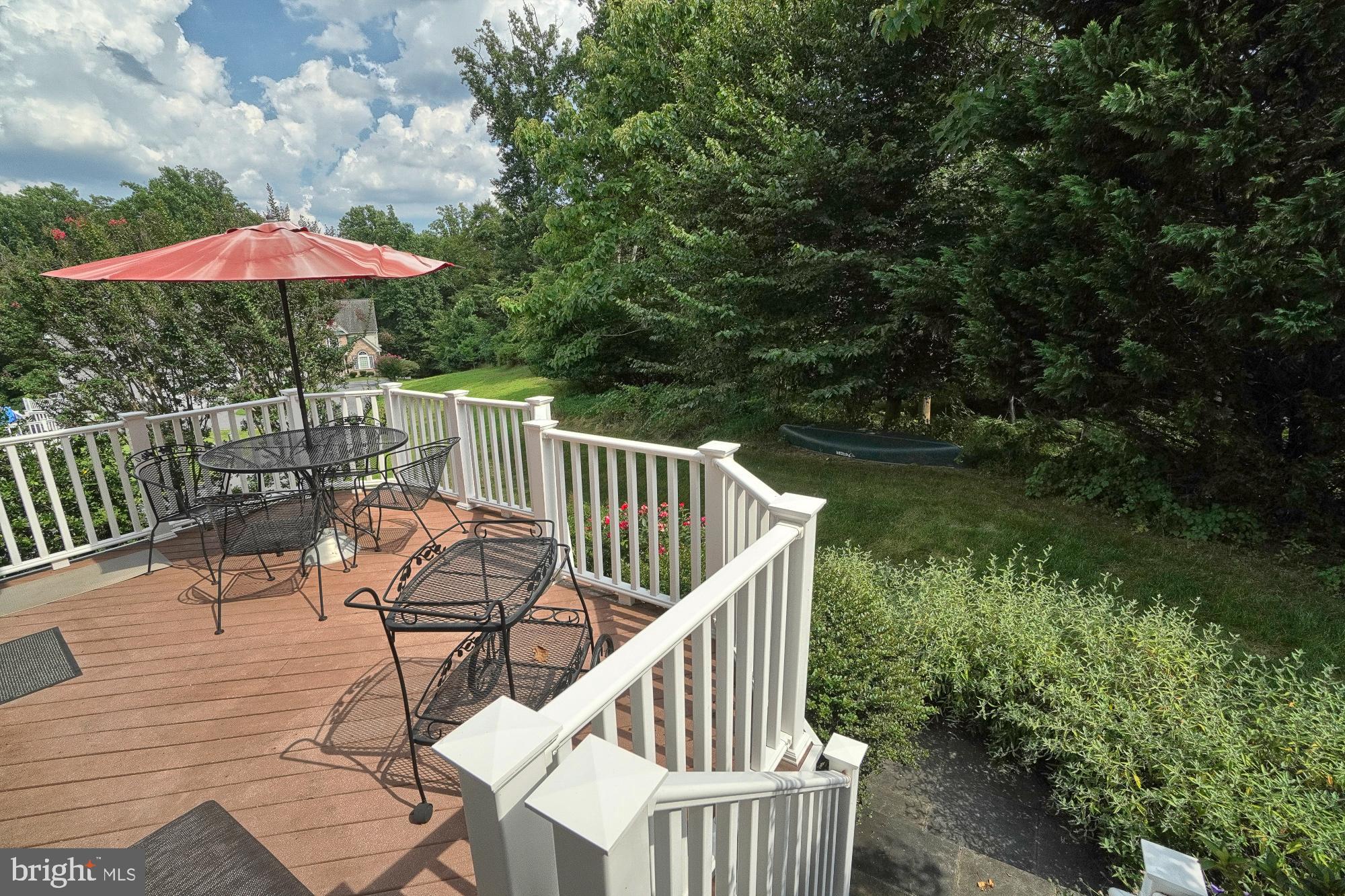 8059 High Castle Road Ellicott City, MD 21043 - Photo 41 of 45 Deck overlooking woods