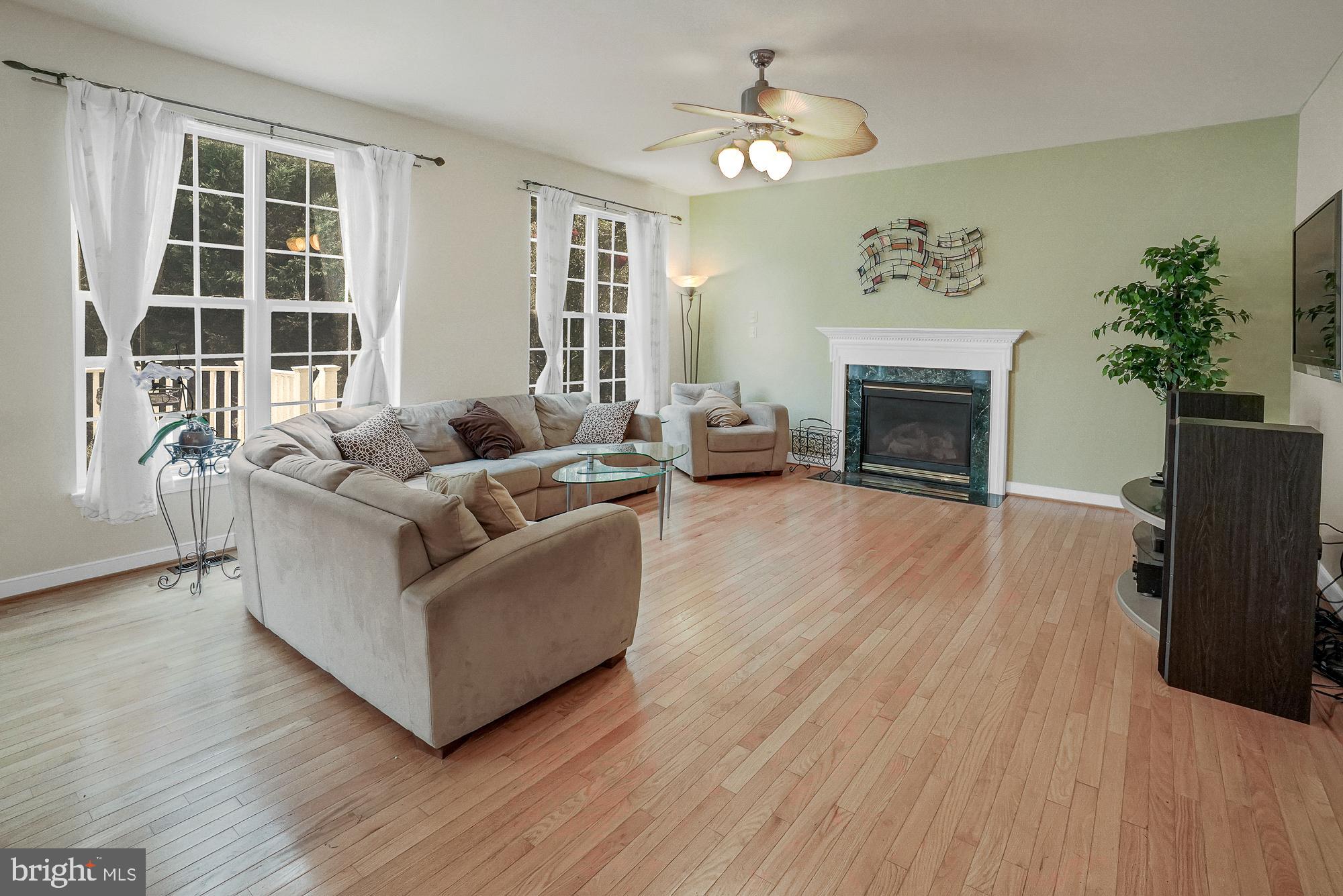 8059 High Castle Road Ellicott City, MD 21043 - Photo 8 of 45 Family room with ceiling fan & lights
