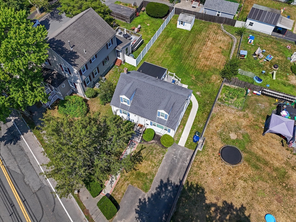 25 Purchase Street Danvers, MA 01923 - Photo 35 of 42 an aerial view of residential house with outdoor space and parking