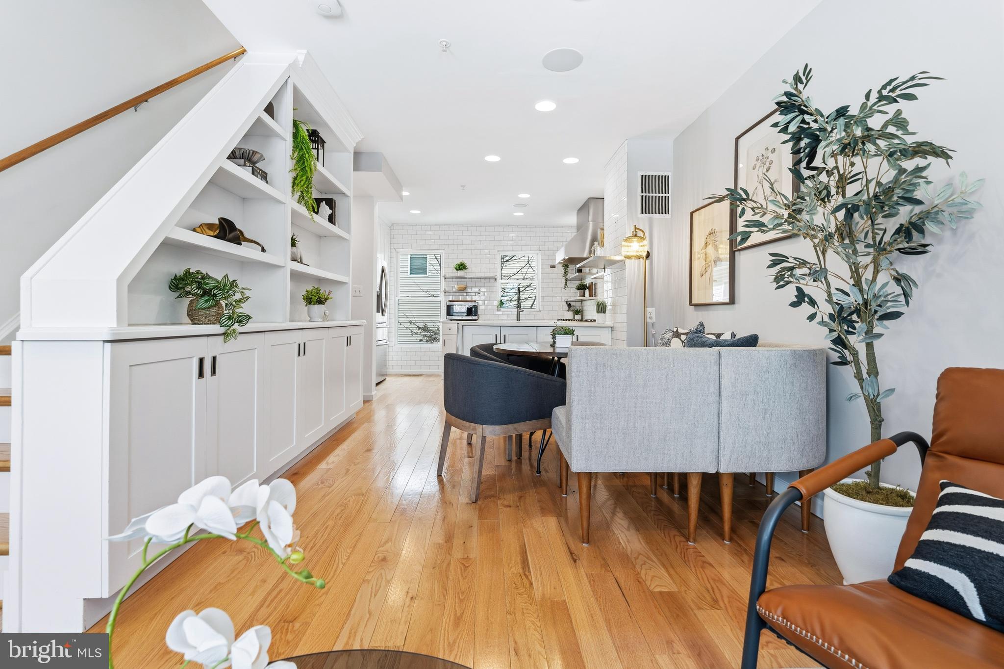353 L Street Southeast Washington, DC 20003 - Photo 9 of 36 a living room with furniture and wooden floor