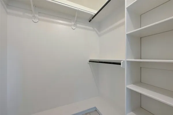 a view of walk in closet
