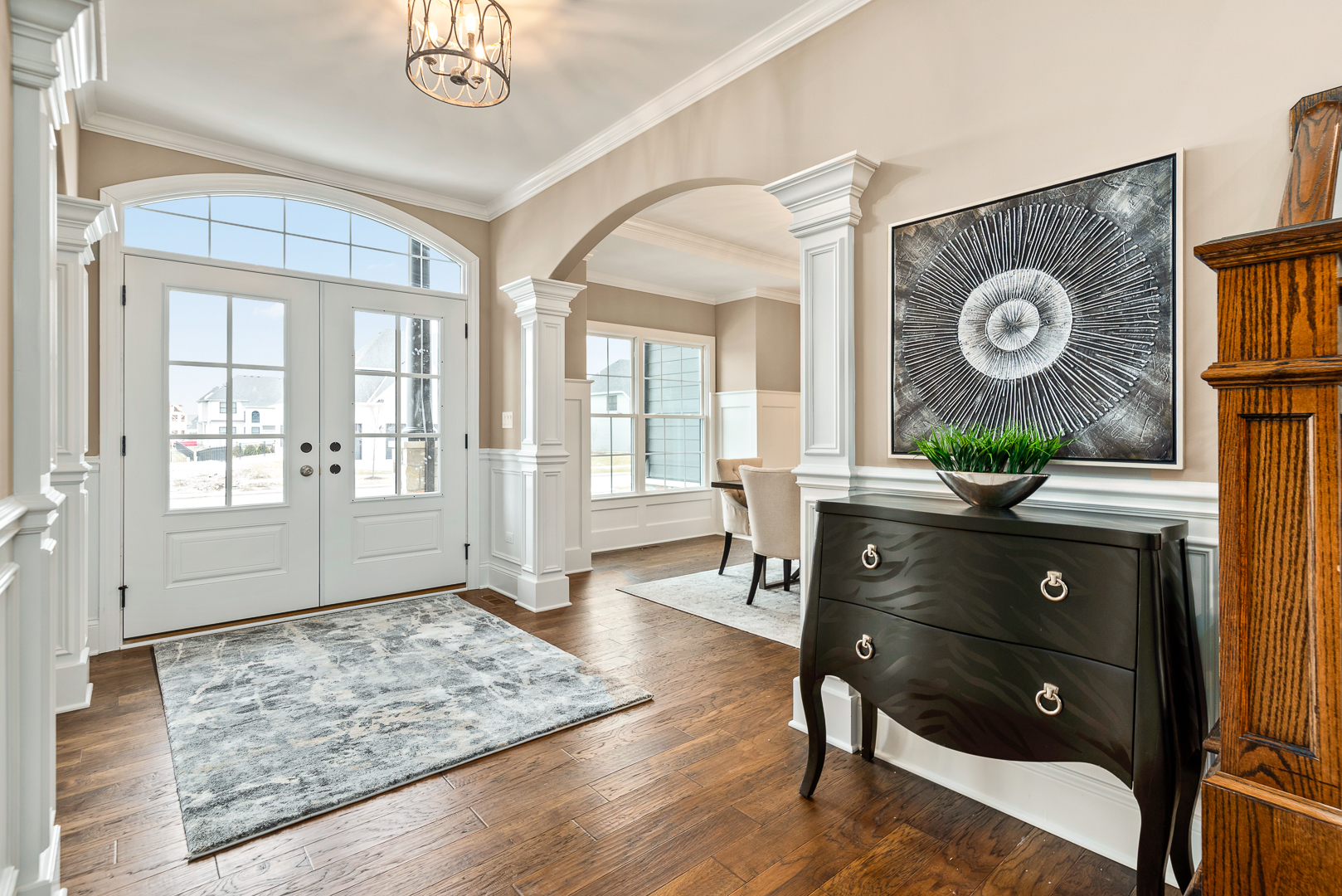 4475 Sassafras Lane Naperville, IL 60564 - Photo 2 of 24 a view of an entryway with wooden floor