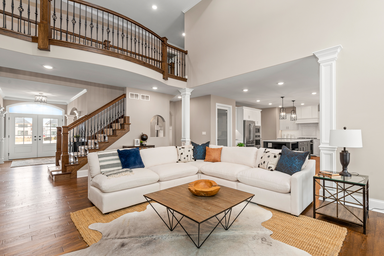 4475 Sassafras Lane Naperville, IL 60564 - Photo 7 of 24 a living room with furniture and a wooden floor