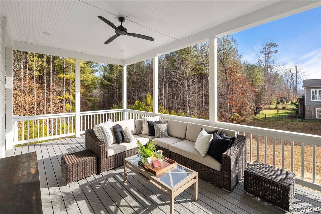 5143 Lake Summer Loop Moseley, VA 23120 - Photo 45 of 49 a living room with furniture and a large window