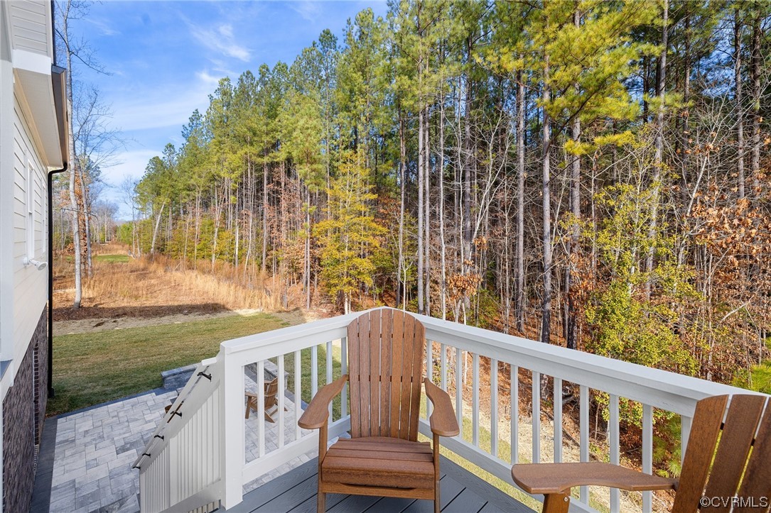 5143 Lake Summer Loop Moseley, VA 23120 - Photo 47 of 49 a view of balcony with wooden floor
