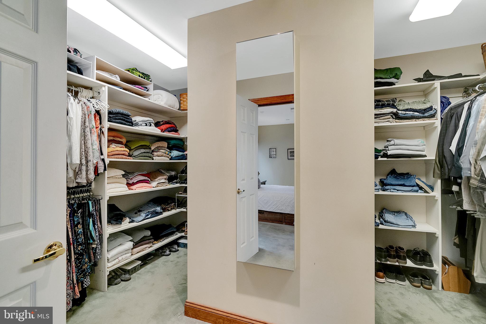 251 Arden Road Broomall, PA 19008 - Photo 29 of 53 Owners Suite Walk-in Closet w/Ironing station