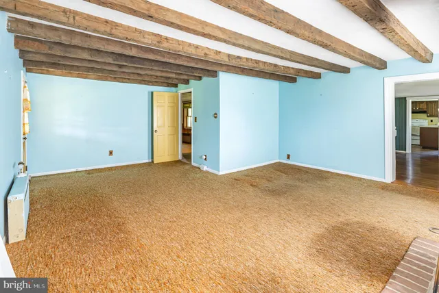 a view of empty room