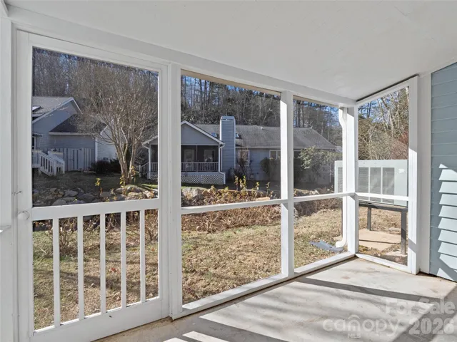 a view of front door