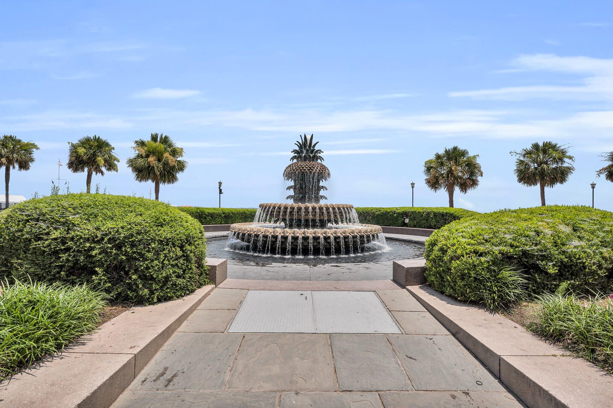 65 Simons Street Charleston, SC 29403 - Photo 23 of 27 Pineapple Fountain