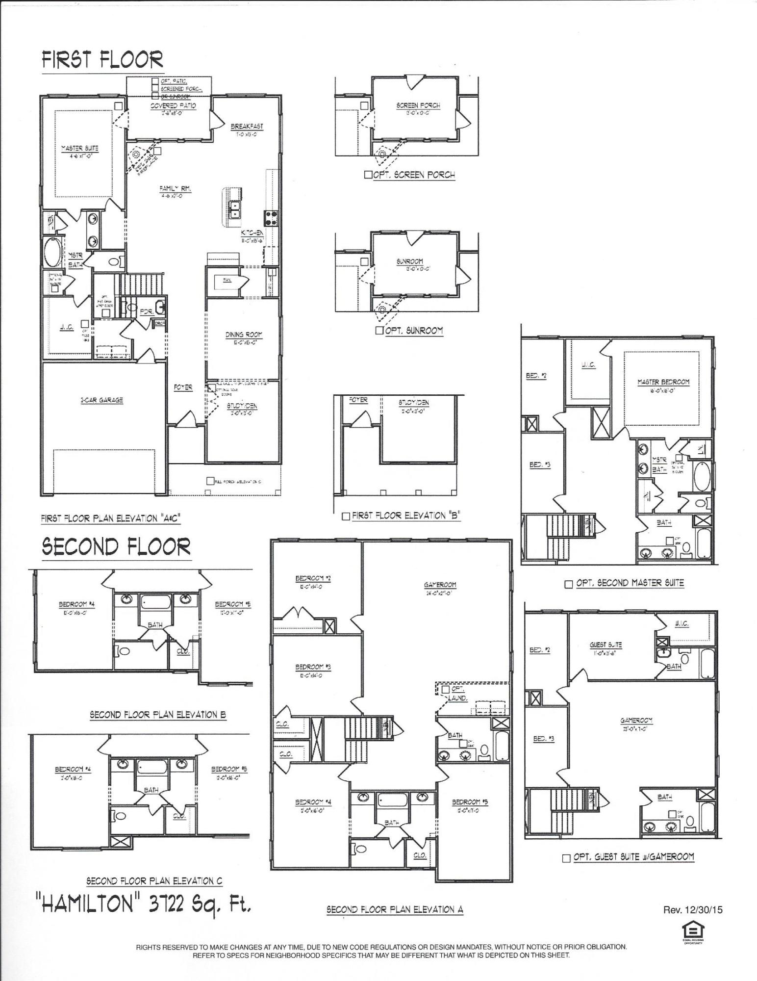 121 Cooks Rest Lane Moncks Corner, SC 29461 - Photo 8 of 8 Hamilton Floorplan