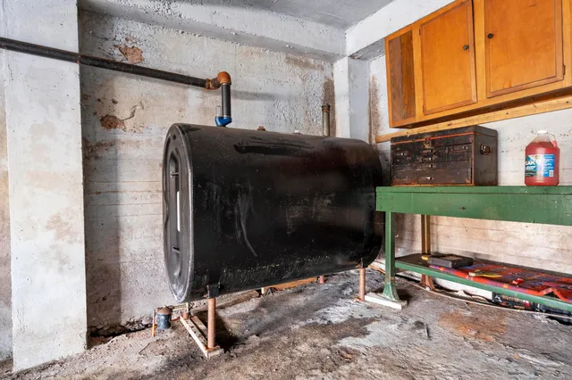 a view of balcony with wooden floor and fence