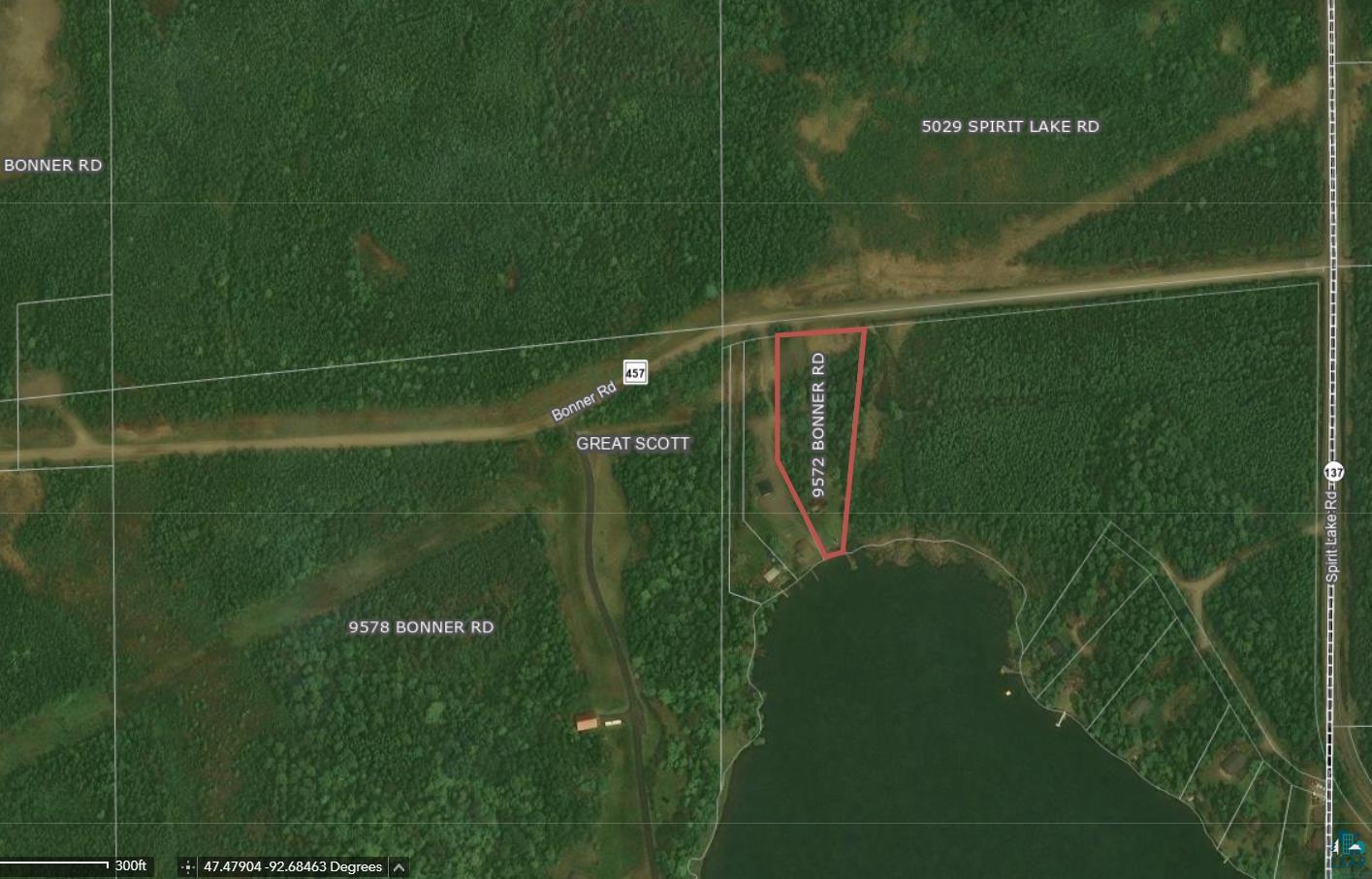 9572 Bonner Road Mountain Iron, MN 55768 - Photo 20 of 20 Map / location