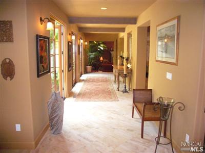 4 Rock Road Kentfield, CA 94904 - Photo 7 of 12 a view of hallway with furniture and a window