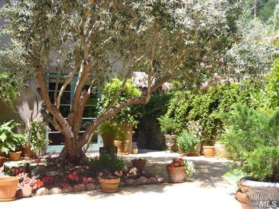 4 Rock Road Kentfield, CA 94904 - Photo 8 of 12 a backyard of a house with table and chairs