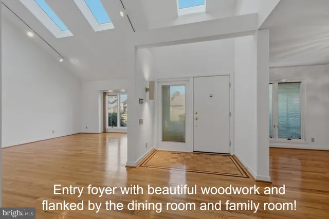 a view of a glass door