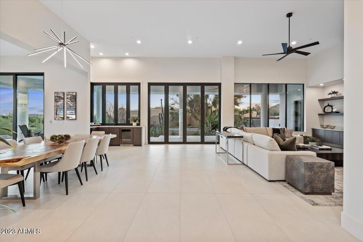 10651 East Quartz Rock Road Scottsdale, AZ 85255 - Photo 17 of 91 Dining to Living Room