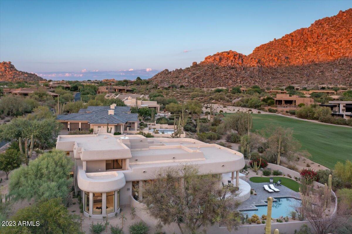 10651 East Quartz Rock Road Scottsdale, AZ 85255 - Photo 75 of 91 Aerial Back