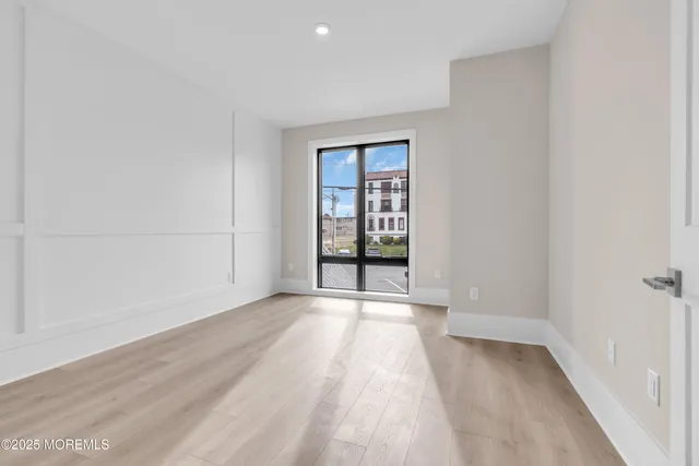 a view of a room with an empty space