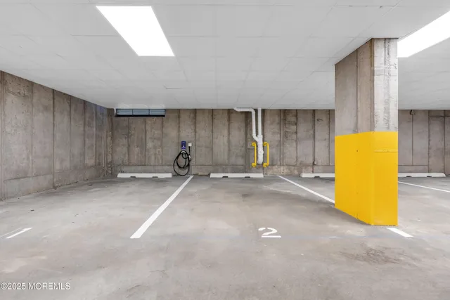 a view of an bike storage