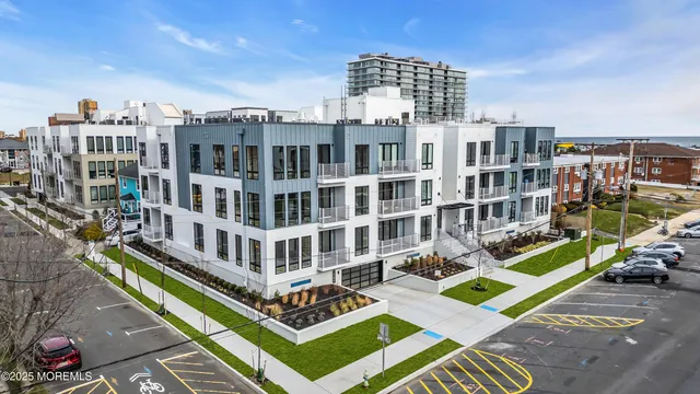 a view of a city that has tall buildings