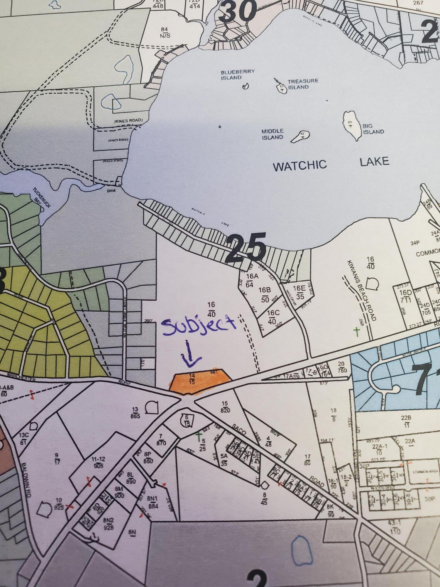 15 Manchester Road Standish, ME 04084 - Photo 7 of 7 15 Manchester rd. tax map