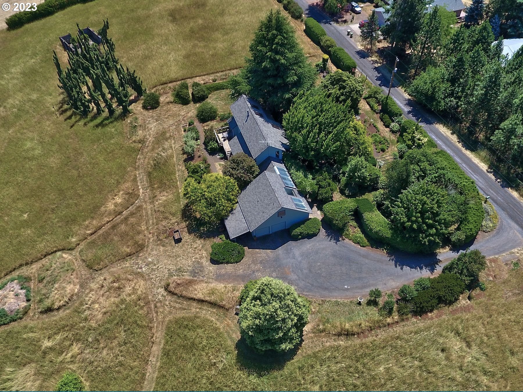 19105 Northeast Trunk Road Dundee, OR 97115 - Photo 1 of 48 Drone View/UAV
