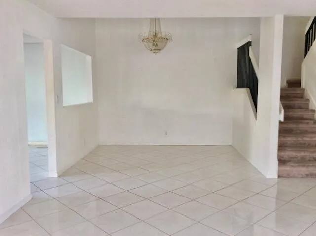 a view of an empty room