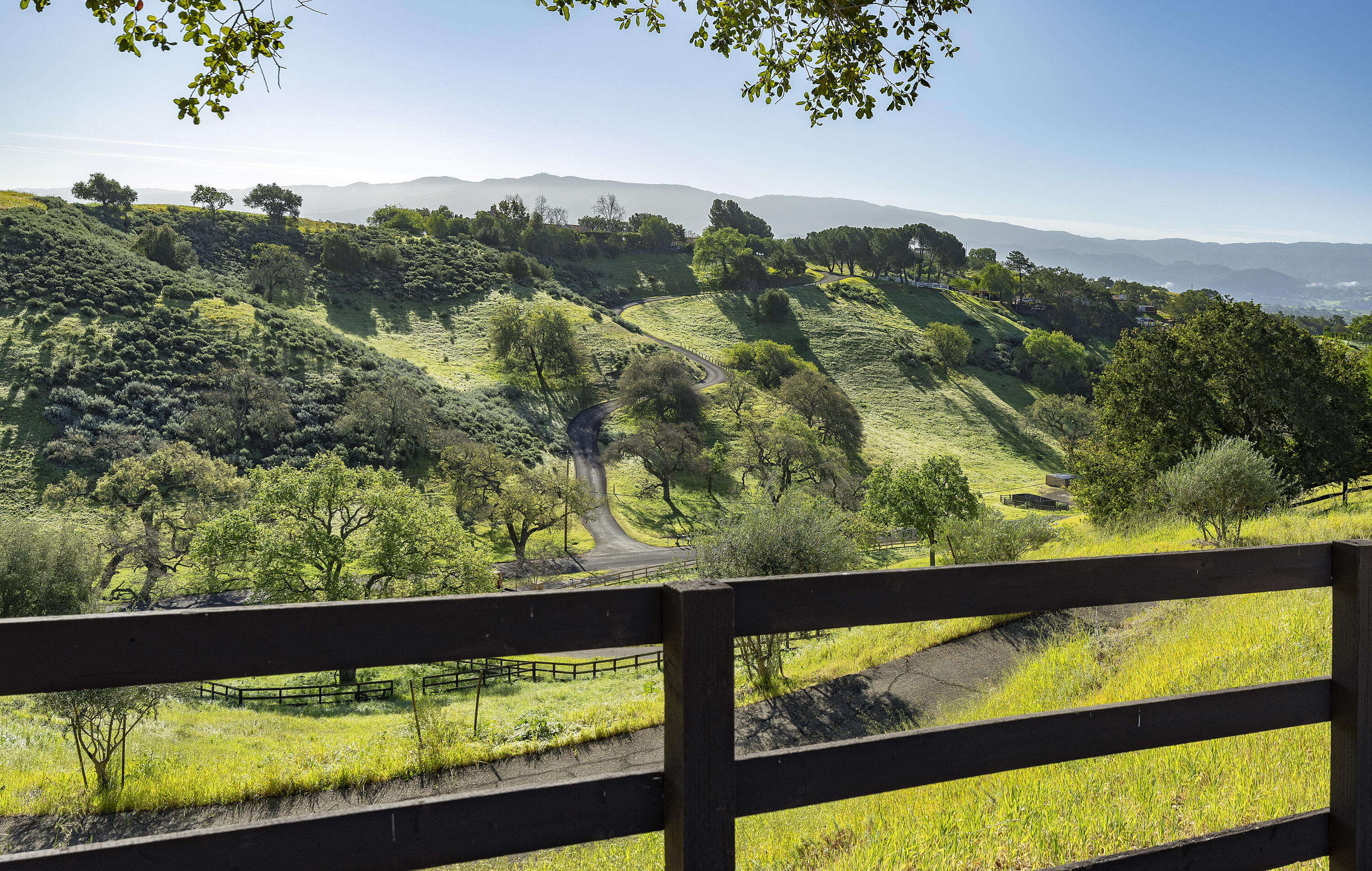 3009 Woodstock Road Santa Ynez, CA 93460 - Photo 30 of 32 a view of a lake from a balcony