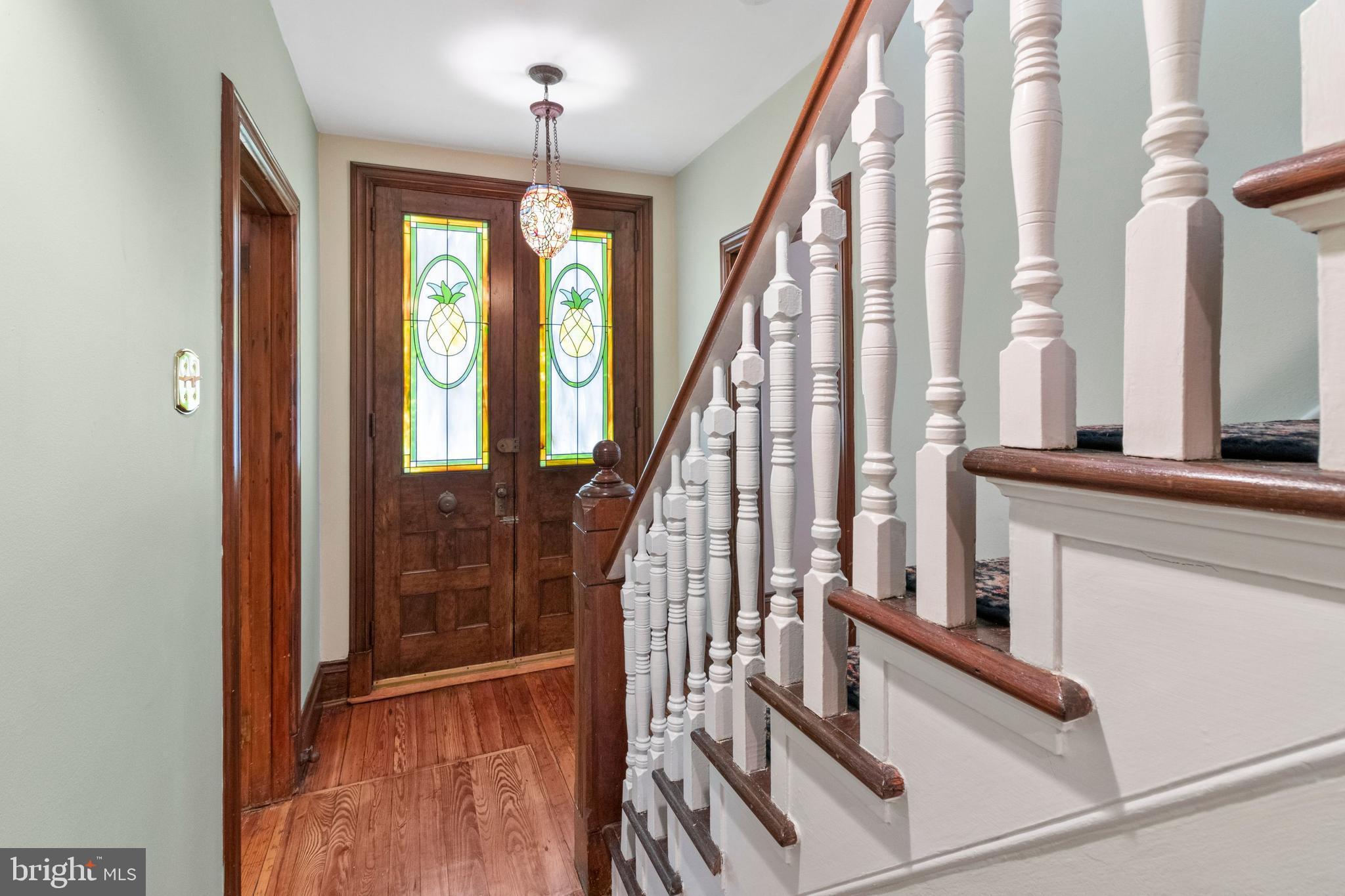 1046 Davis Grove Road Ambler, PA 19002 - Photo 21 of 73 Stained glass front door