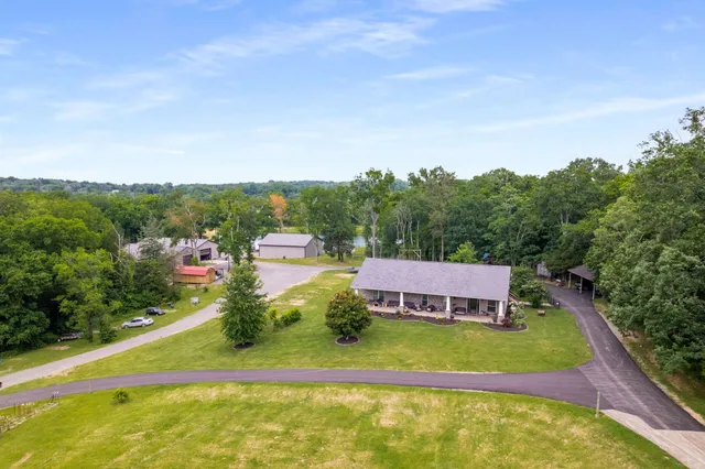 a view of a house with pool